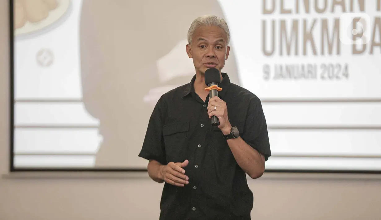 Kehadiran Ganjar Pranowo untuk melakukan safari politik Kampanye Pilpres 2024. (Liputan6.com/Faizal Fanani)