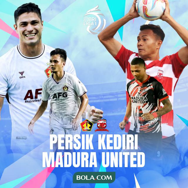 BRI Liga 1 - Persik Kediri Vs Madura United - Duel Antarlini