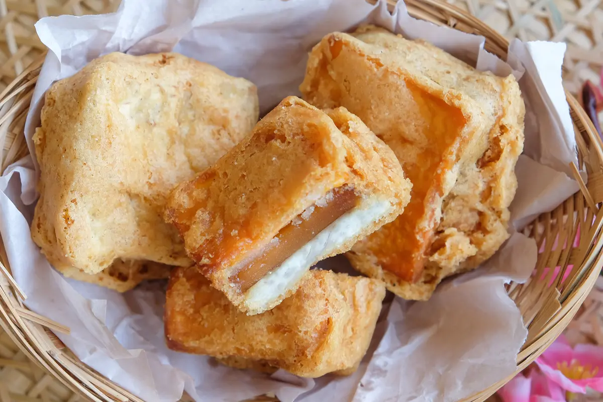 sandwich kue keranjang nian gao