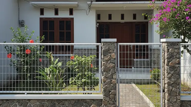 9 Model Pagar BRC untuk Rumah di Kampung, Solusi Kuat dan Estetik