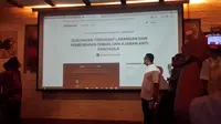 Komunitas Cinta Pancasila dan NKRI, meluncurkan petisi online di dalam laman charge.org, Minggu (28/5/2017). (Liputan6.com/Putu Merta Surya Putra)