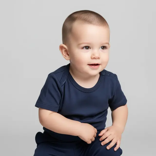 Model Rambut Anak Laki-laki 1 Tahun (Image by Gemini AI)