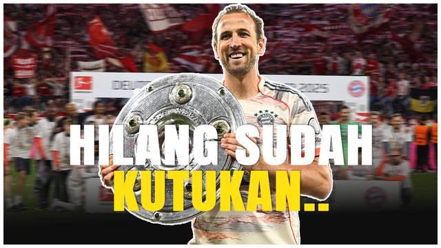 Berita Video, momen Harry Kane angkat piala Bundesliga bersama Bayern Munchen