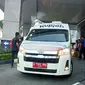 Mobil kas keliling dari Bank Indonesia untuk melayani penukaran uang. Foto: liputan6.com/ajang nurdin&nbsp;