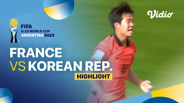 Berita video highlights laga Grup F Piala Dunia U-20 2023 antara timnas Prancis U-20 melawan timnas Korea Selatan U-20 yang berakhir dengan skor 1-2, Selasa (23/5/2023) dini hari WIB.