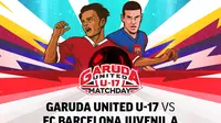 Live Streaming Garuda United U-17 Vs Barcelona Juvenil A di Vidio. (Sumber: dok. vidio.com)