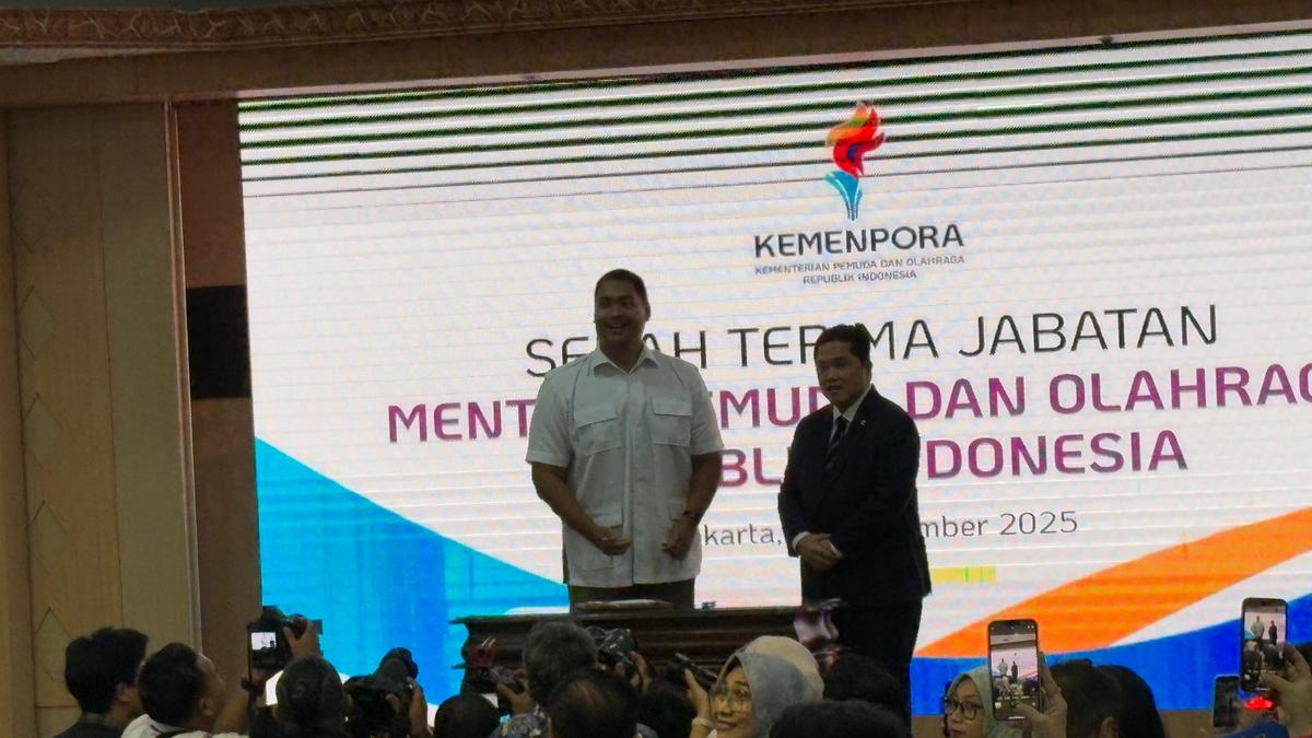 Erick Thohir Resmi Sertijab Menpora RI