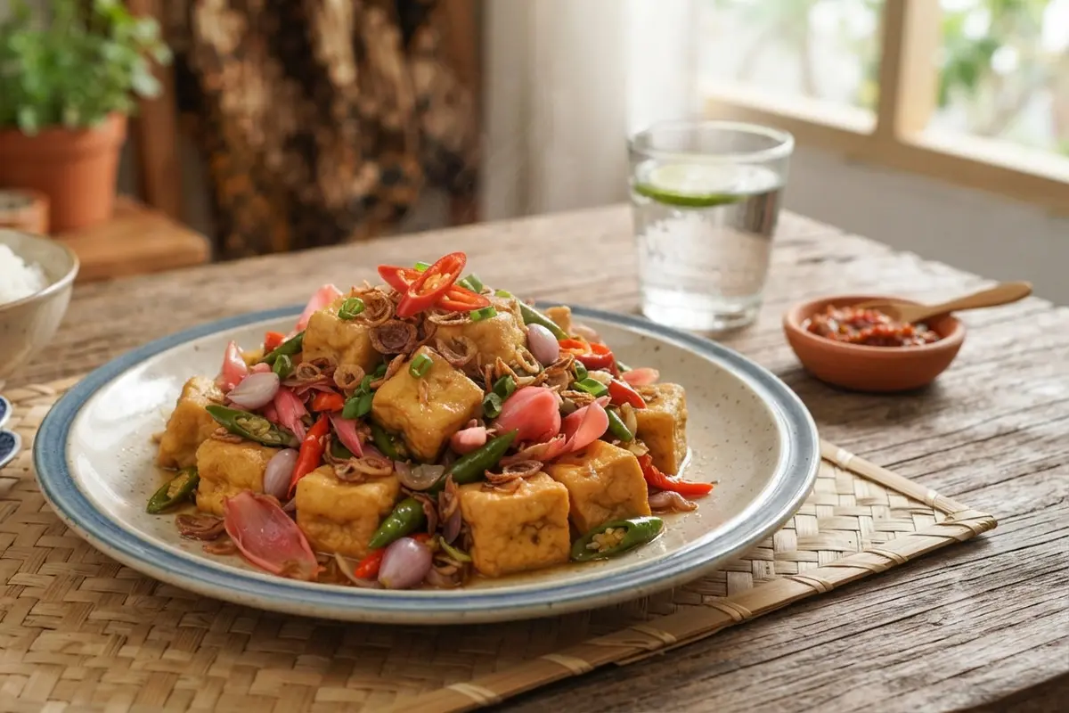 Resep Tahu Oseng Kecombrang