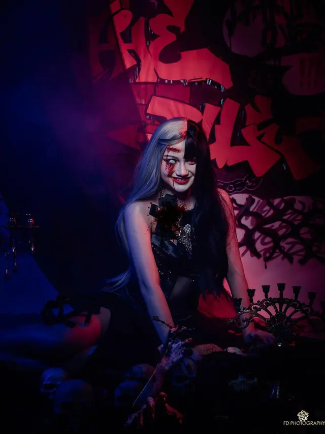 Gaya 7 Seleb saat Pemotretan dengan Konsep Halloween, Tampil Maksimal