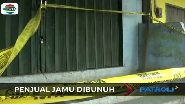 Seorang penjual jamu di Bekasi tewas dengan luka tusuk di bagian leher dan pinggang.