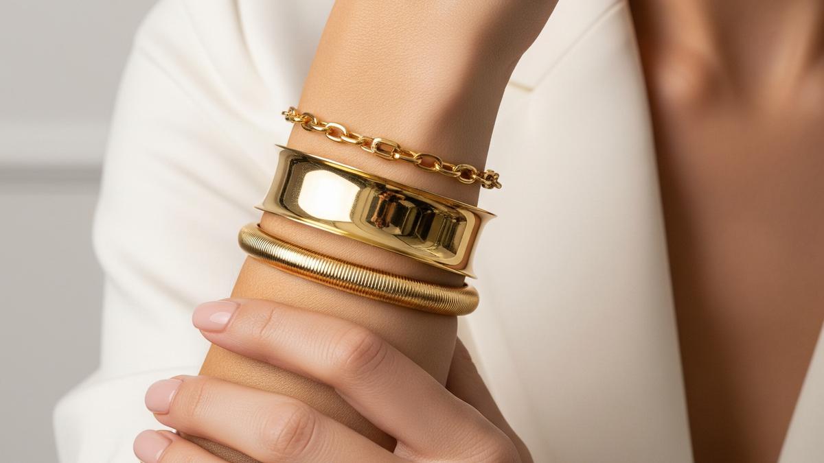 9 Model Gelang Emas Bulat Terbaru dengan Ukiran Unik untuk Tampilan Elegan