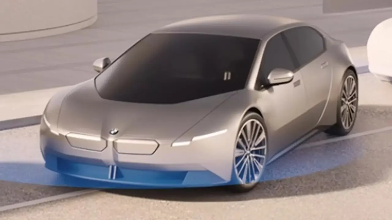 BMW tanpa sengaja menampilkan sedan listrik misterius dengan desain sporty di situs resminya (Arenaev)