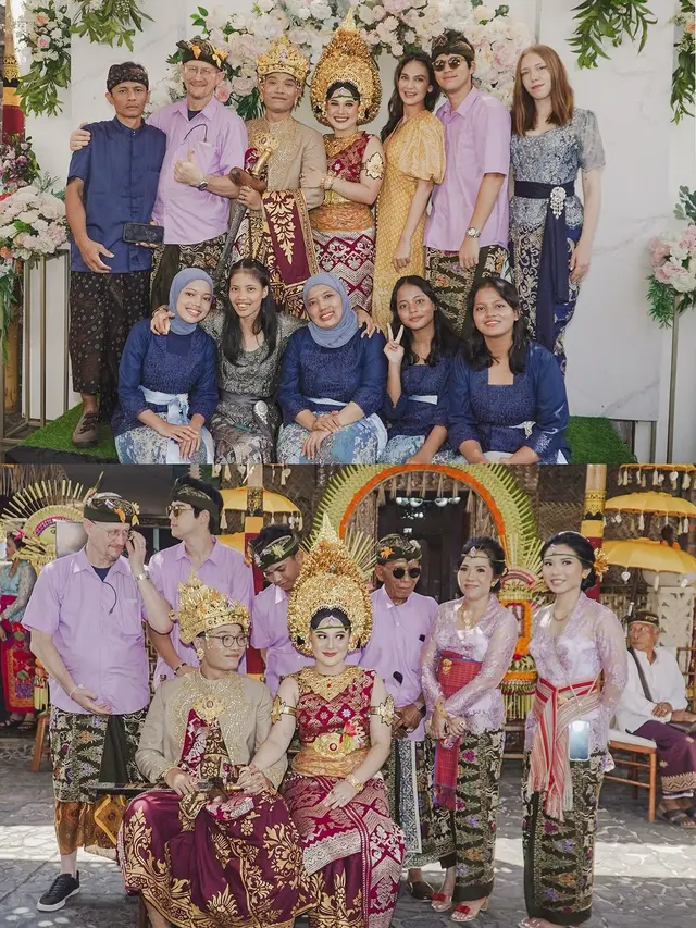 8 Potret Resepsi Pernikahan Elodie Adik Maxime Bouttier di Bali, Luna Maya Hadir