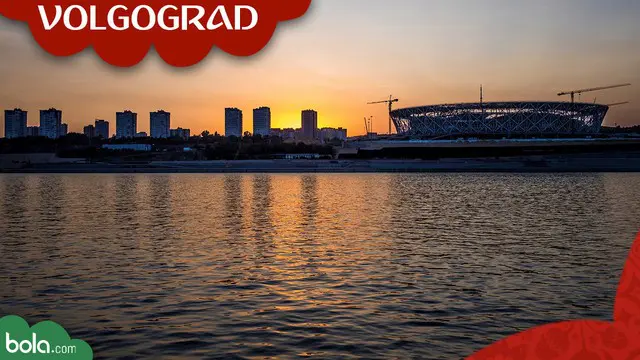 Berita Video Profil Stadion Piala Dunia 2018, Keindahan Volgograd di Tepi Sungai Volga