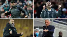Berikut ini ragam reaksi pelatih di Liga Inggris yang kerap tampil ekspresif dari pinggir lapangan.