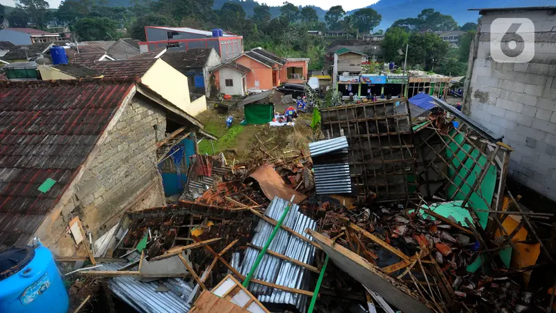 kerusakan parah gempa Cianjur