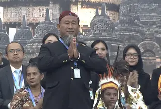 Petani asal ngawi Joko Purnomo diundang hadir di sidang tahunan MPR 2026. (istimewa)