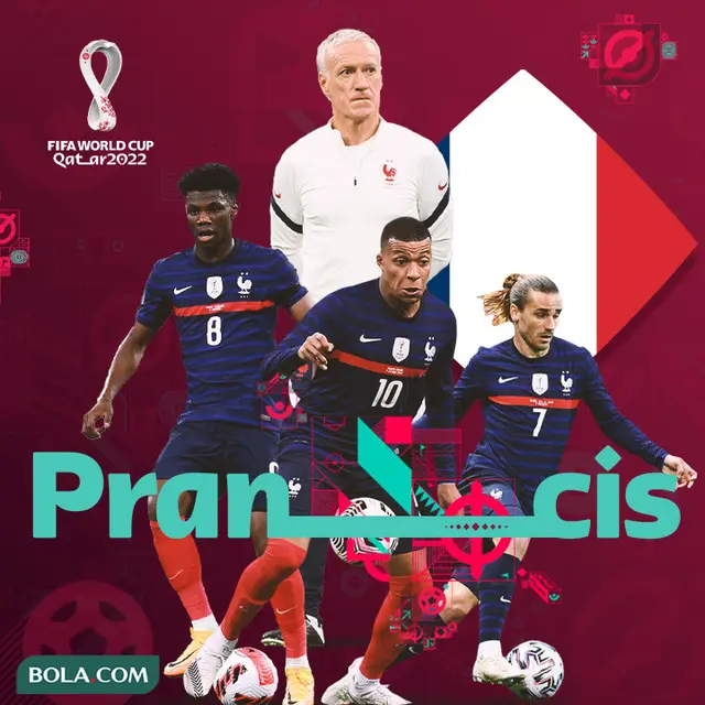 Piala Dunia - Ilustrasi Timnas Prancis