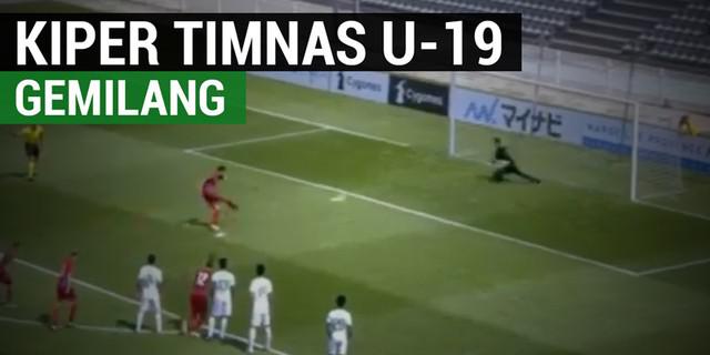 VIDEO: Momen Kiper Timnas Indonesia U-19 Tangkap Eksekusi Penalti Rep Ceska