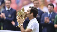 Kalahkan Cilic, Federer Ciptakan Sejarah di Wimbledon