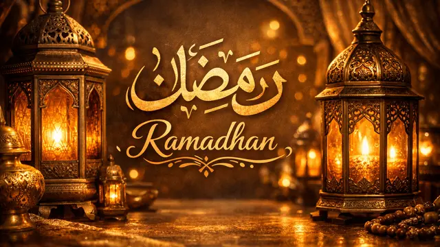 Variasi Tulisan Ramadhan untuk Poster (Foto: ChatGPT)
