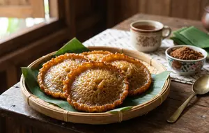 Resep Kue Cucur Gula Merah Berserat Cantik, Empuk di Tengah dan Renyah di Pinggir