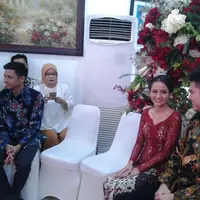 Acha Septriasa dan calon suaminya Vicky Kharisma. (Deki Prayoga/Bintang.com)