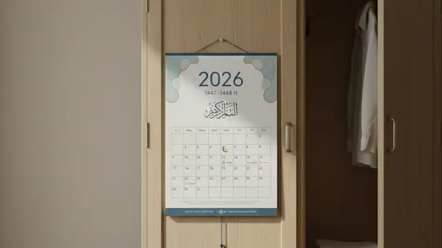 Kalender Islam 2026. AI