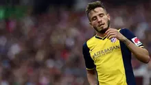 Gelandang Atletico Madrid asal Spanyol, Saul Niguez. (AFP/Jorge Guerrero)