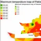 Kondisi gelombang panas di Pakistan. (Reliefweb/BBC)