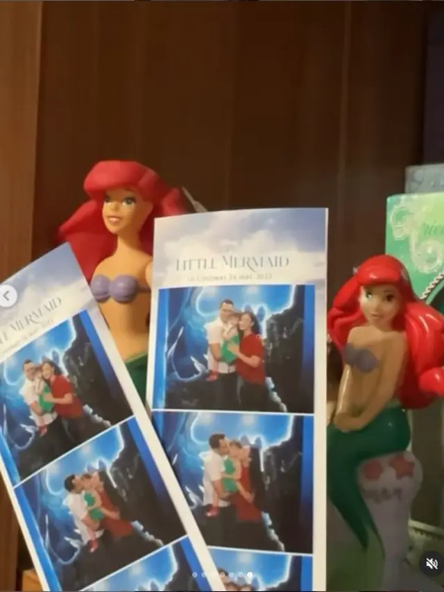 6 Potret Asmirandah Ajak Anak Nonton The Little Mermaid, Bertemu Jessica Mila