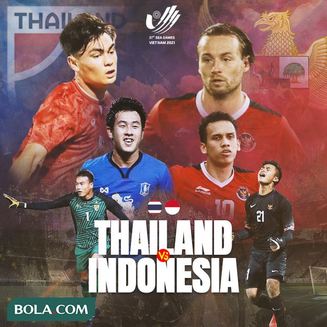 SEA Games - Duel Antarlini - Thailand Vs Timnas Indonesia U-23