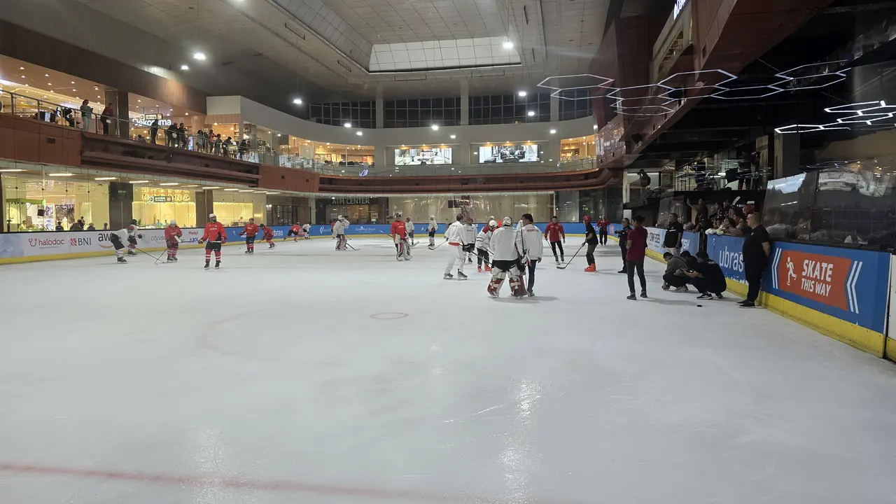 Timnas Hoki es Indonesia berlatih di kawasan Bintaro