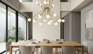7 Ide Desain Lampu Gantung di Atas Meja Makan, Bikin Ruangan Makin Estetik