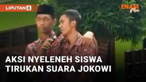 VIDEO: Viral! Pelajar Ini Suaranya Mirip Jokowi Banget!