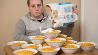 Kecanduan, Tiap Hari Pria Ini Makan 13 Mangkuk Sereal
