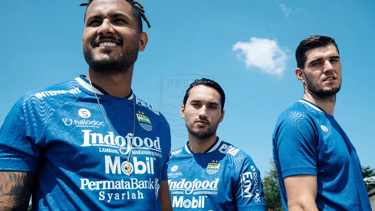 Jersey Terbaru Persib Bandung (foto by Persib.co.id)