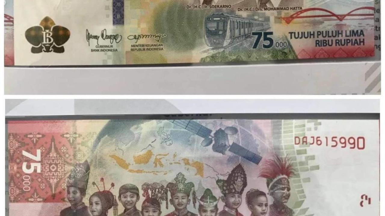 Viral penampakan uang baru yang diterbitkan untuk memperingati Hari Kemerdekaan RI yang ke-75 tahun.