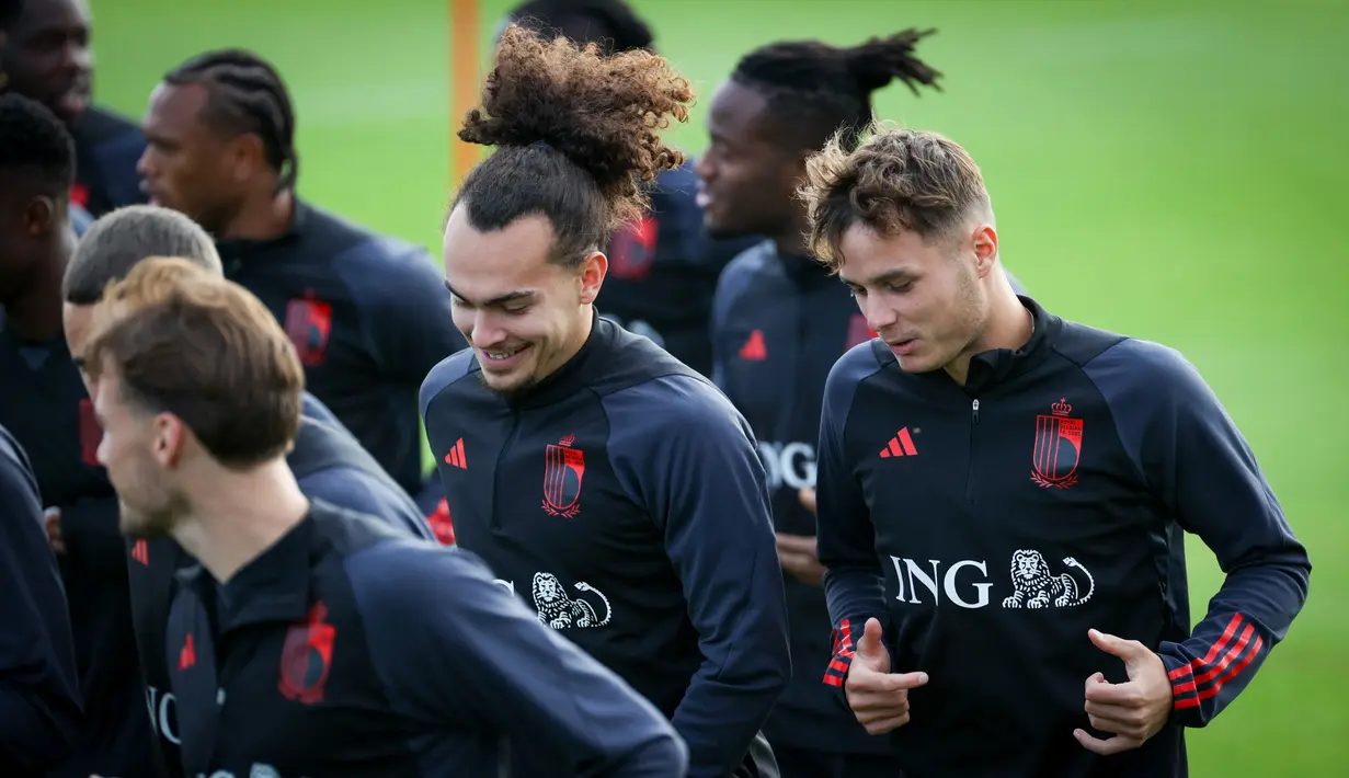 Belgia dan Austria sama-sama mengoleksi 13 poin dari 5 pertandingan di kualifikasi EURO 2024. (VIRGINIE LEFOUR / Belga / AFP)