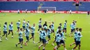 Pada partisipasi ke-10 di UEFA Euro 2024, Denmark berambisi untuk kembali meledak sesuai julukan mereka yakni Tim Dinamit. Para pesaing mereka di Grup C yakni Slovenia, Serbia, dan Inggris pun harus waspada. (Ida Marie Odgaard / Ritzau Scanpix / AFP)