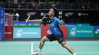 Tunggal putra Anthony Sinisuka Ginting atau Anthony Ginting akan menghadapi Viktor Axelsen dari Denmark pada perempat final Malaysia Open 2022 di Axiata Arena, Kuala Lumpur, Jumat (1/7). (foto: PBSI)