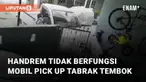 Rekaman CCTV sebuah mobil pick up menabrak tembok rumah mengundang perhatian