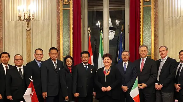 Indonesia dan Italia memperkuat kerja sama pertanian dengan penandatanganan Memorandum Saling Pengertian (MoU) di Roma (20/01).