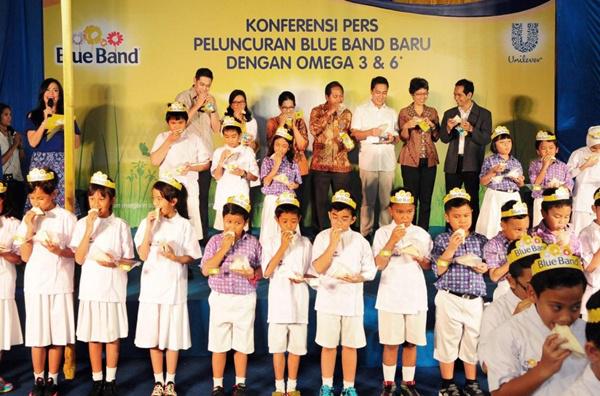 Kemeriahan peluncuran Blue Band Serbaguna di Jakarta 12 Februari 2015 | Photo: Copyright Doc vemale.com