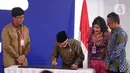 Ia turut menekankan pentingnya kolaborasi antara pemerintah, perguruan tinggi, dan industri media dalam mengembangkan industri kreatif di Indonesia. (Liputan6.com/Helmi Fithriansyah)