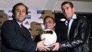 Secara individu, pemain kelahiran Marseille ini pernah meraih gelar Pemain Terbaik Dunia FIFA sebanyak tiga kali, Ballon dÓr pada tahun 1998 serta dia sempat memegang rekor sebagai pemain termahal di dunia saat ditransfer dari Juventus ke Real Madrid pada musim 2001-2002. (Foto: AFP/Christophe Simo)