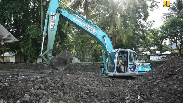 Kementerian PU targetkan penanganan darurat musibah banjir dan tanah longsor di Sukabumi, Jawa Barat selesai dalam dua pekan. (Foto: Kementerian PU)