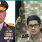 Mantan Kapolda Sultra, Brigjen Pol Iriyanto (kiri) dan penggantinya Brigjen Pol Merdisyam.(Liputan6.com/Ahmad Akbar Fua)