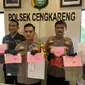 Polsek Cengkareng menangkap seorang pria inisial RN (40) atas tuduhan pemerasan kepada pengusaha minimarket di Jakarta Barat. (Foto: Istimewa).
