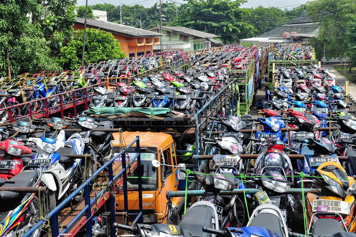 Ribuan Motor Peserta Mudik Gratis Kemenhub Siap Dikirim